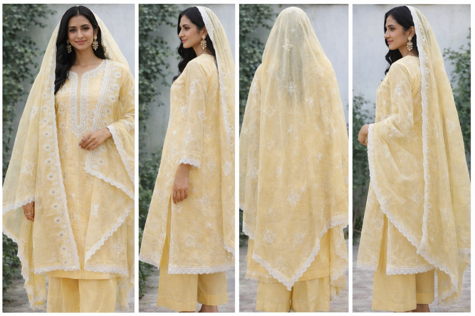 Elegant Yellow Ladies Suit Set – Grace, Comfort & Style in One - Image 2